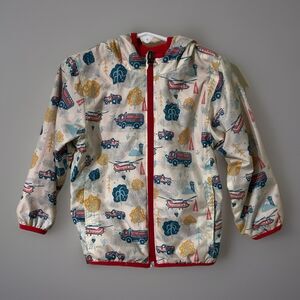 Columbia Mini Pixel Grabber II Wind Jacket - 3T Helicopter Trucks & Trees FUN